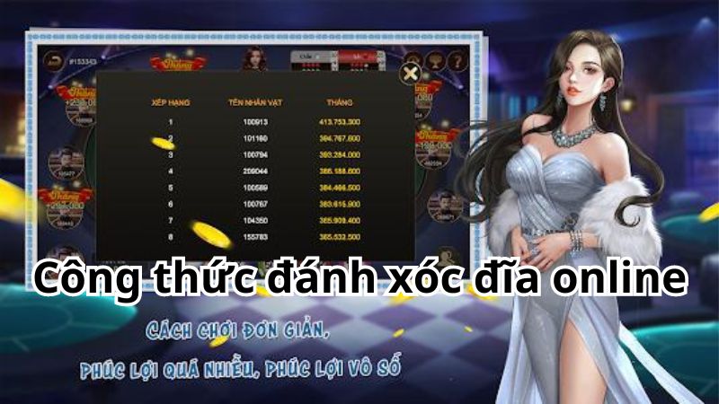 Công thức đánh xóc đĩa online